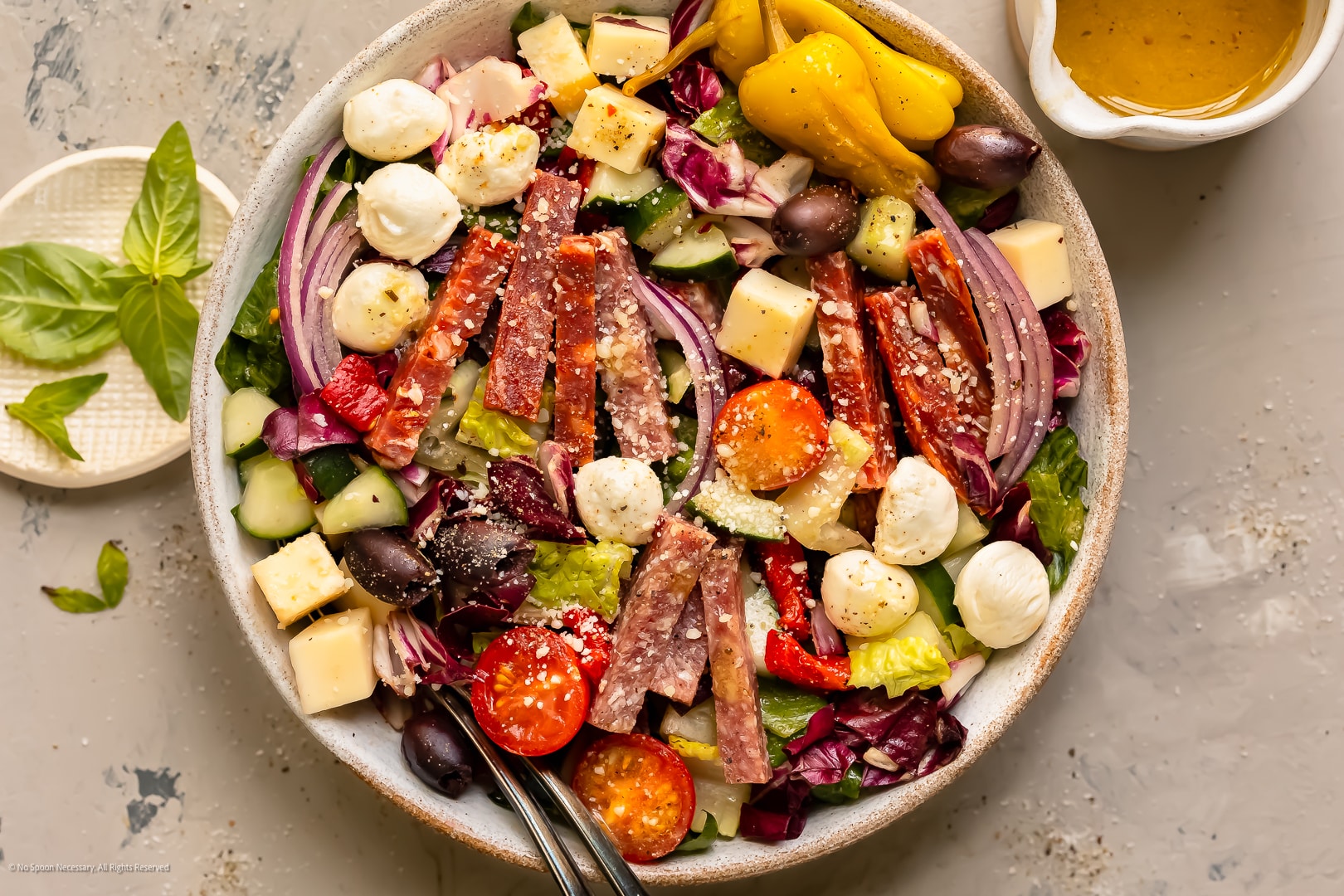 Italian Chopped Salad: Sub Sandwich Flavors in a Fresh Bowl